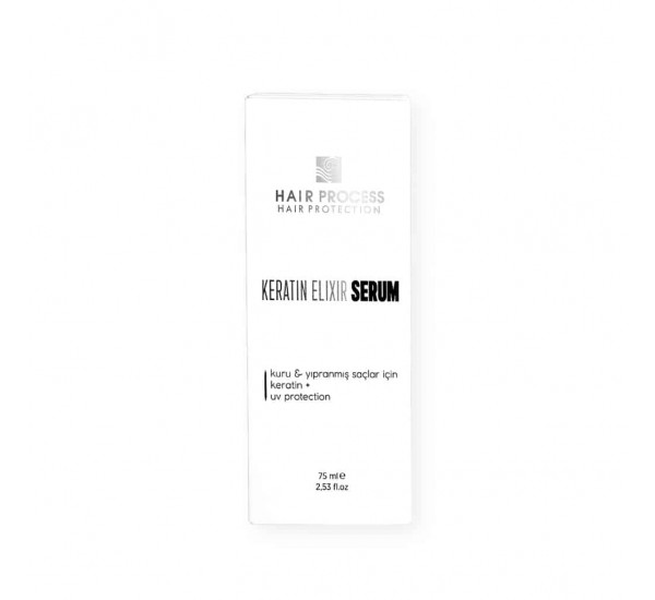 HAIR PROCESS PROFESSIONAL KERATİN ELİXİR SERUM  Кератинов серум за коса 75ml